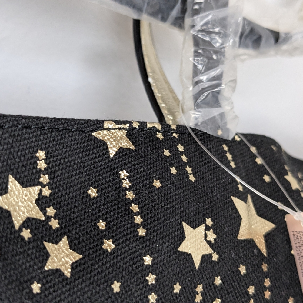 Victoria's Secret Black and Gold Tote Bag - Picture 3 of 4